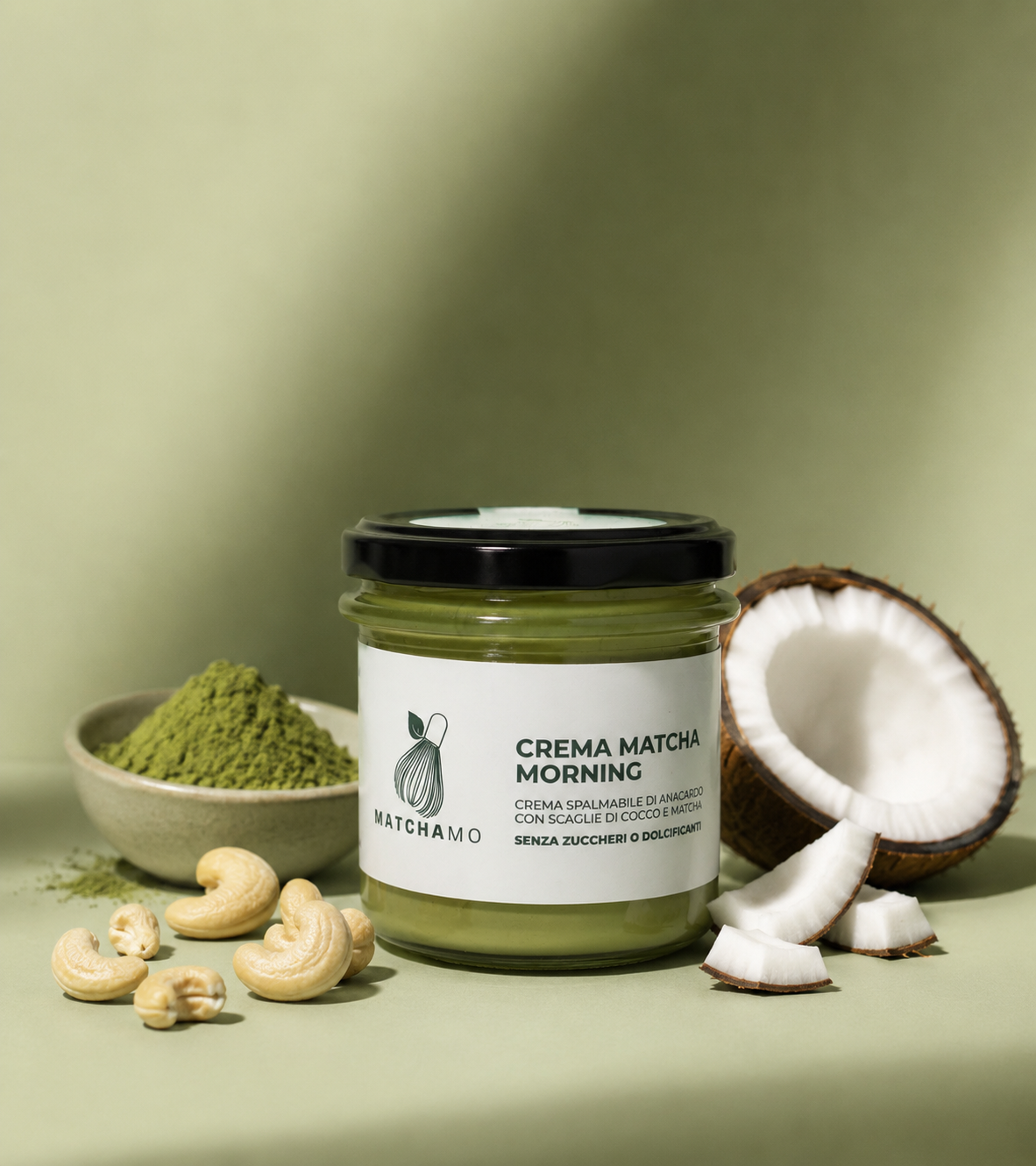 Crema Matcha Morning 150g - Senza Zuccheri Senza Dolcificanti